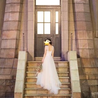 結婚式　ウェディング　ドレス　前撮り　フォトウエディング　二次会にも！(ウェディングドレス)