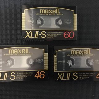 マクセル(maxell)のマクセル　未使用カセットテープ　3個(その他)