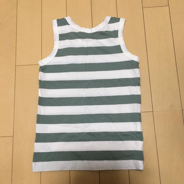 MUJI (無印良品)(ムジルシリョウヒン)の子供服　タンクトップ　未使用 キッズ/ベビー/マタニティのキッズ服男の子用(90cm~)(Tシャツ/カットソー)の商品写真