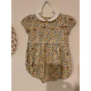 キャラメルベビー&チャイルド(Caramel baby&child )のlittlecottonclothes ロンパース　6-12m(ロンパース)