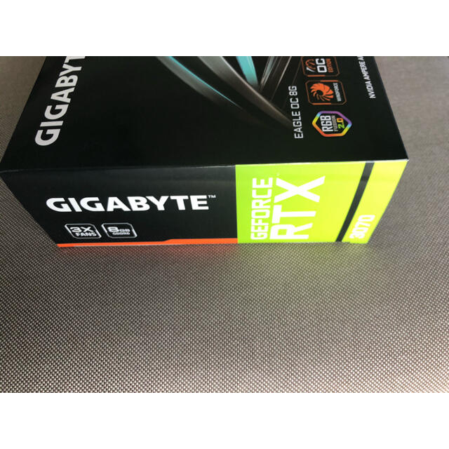 新品 GeForce RTX 3070 EAGLE OC 8G GIGABYTE スマホ/家電/カメラのPC/タブレット(PCパーツ)の商品写真