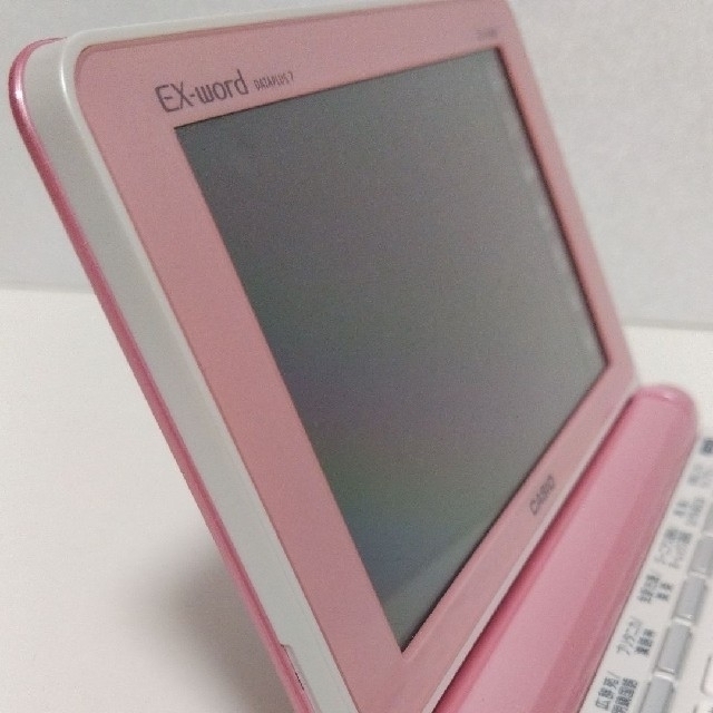 CASIO(カシオ)の【中古品】カシオ 電子辞書 高校生 モデル DATAPLUS7 英検 [ピンク] スマホ/家電/カメラのPC/タブレット(電子ブックリーダー)の商品写真