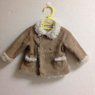 ザラキッズ(ZARA KIDS)の最終値下zaramini♡フェイクムートンコート80cm(ジャケット/コート)