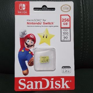 サンディスク(SanDisk)のマイクロSD 256GB for Nintendo Switch(その他)