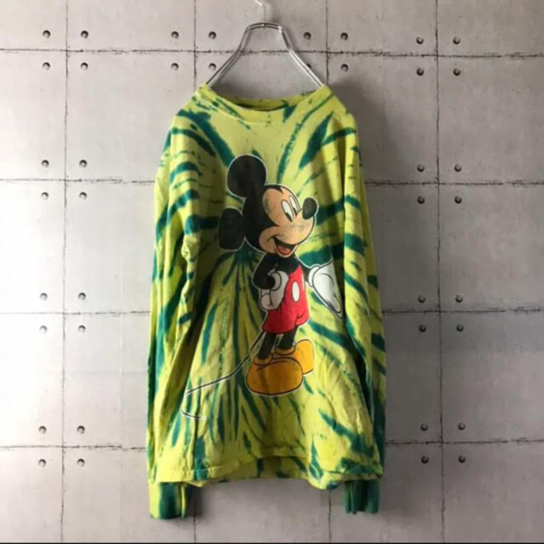 Disney - 【90年代】ディズニー ミッキーマウス ロンT ド派手
