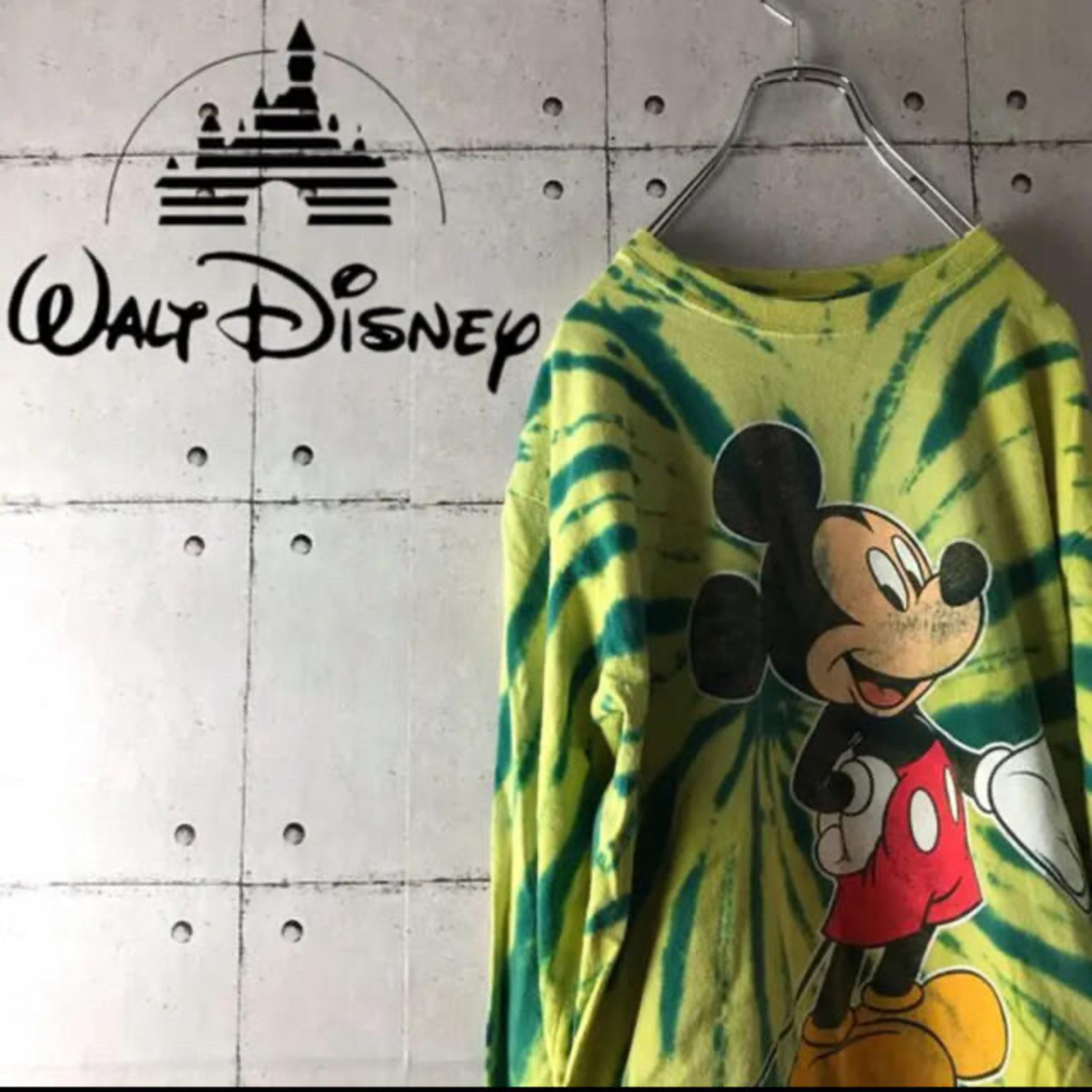 ディズニーヴィンテージ　グラデーション　ミッキー　タイダイ　Tシャツ