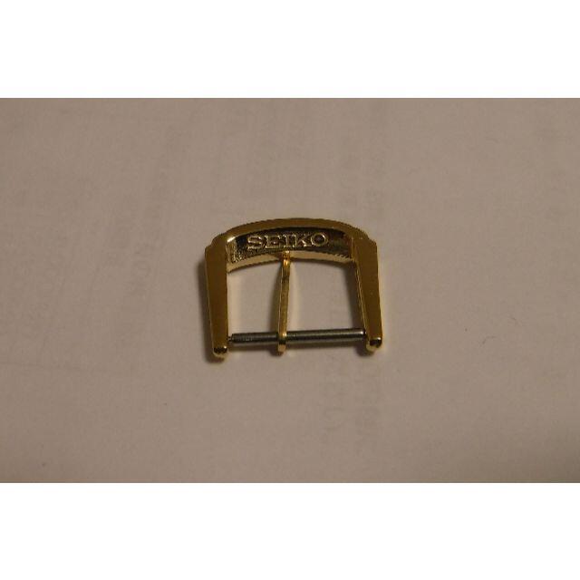 SEIKO(セイコー)のセイコー　ステンレス金色尾錠幅15ｍｍ メンズの時計(レザーベルト)の商品写真