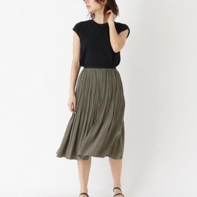 DRESSTERIOR(ドレステリア)のDRESSTERIOR♡デシンワッシャープリーツスカート レディースのスカート(ロングスカート)の商品写真