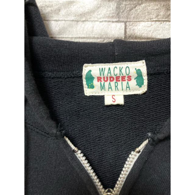 WACKO MARIA ワコマリア　バックプリントジップパーカー　ブラック　美品WACKOMARIA