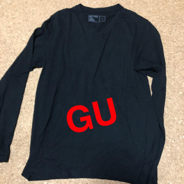 GU(ジーユー)のジーユー  ロングTシャツ　S メンズのトップス(Tシャツ/カットソー(七分/長袖))の商品写真