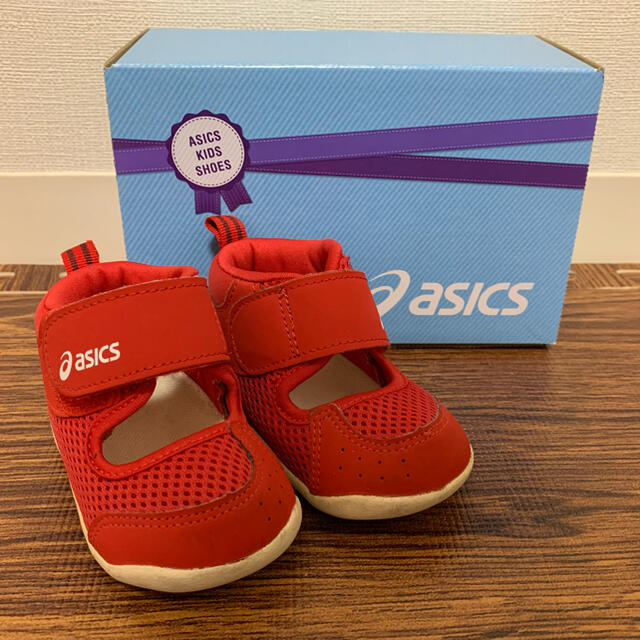 asics(アシックス)のleafrakuma様専用　アシックス　スクスクファースト　サンダル キッズ/ベビー/マタニティのベビー靴/シューズ(~14cm)(スニーカー)の商品写真