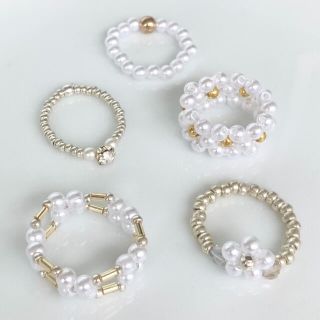 rinnu.(287) Flower ring 5点セット(リング)