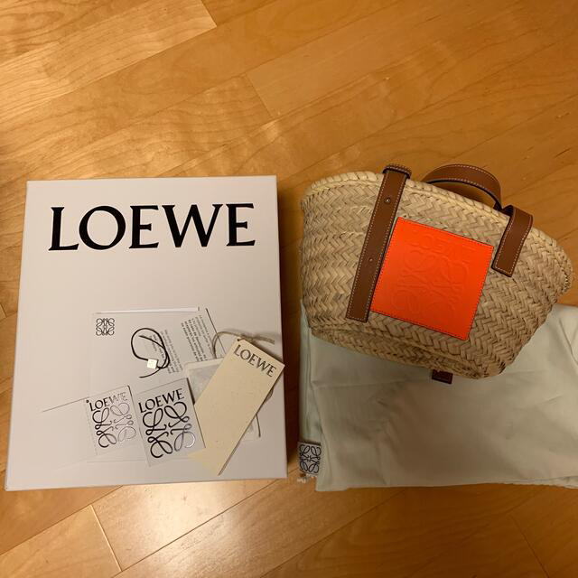 かごバッグ/ストローバッグ最終価格♪loewe♪カゴバック♪新品未使用♪