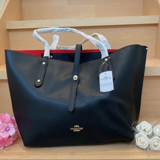 コーチ(COACH)のCOACH コーチ トートバッグ　黒　ブラック　北川景子　本田翼　ドラマ使用(トートバッグ)