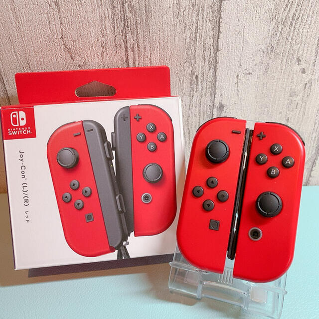 美品 人気カラー 廃盤レッドSwitch 左右セット ジョイコンJoy-Con