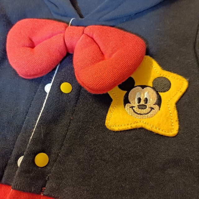 Disney(ディズニー)のディズニー　Disney　mickey　カバーオール キッズ/ベビー/マタニティのベビー服(~85cm)(カバーオール)の商品写真