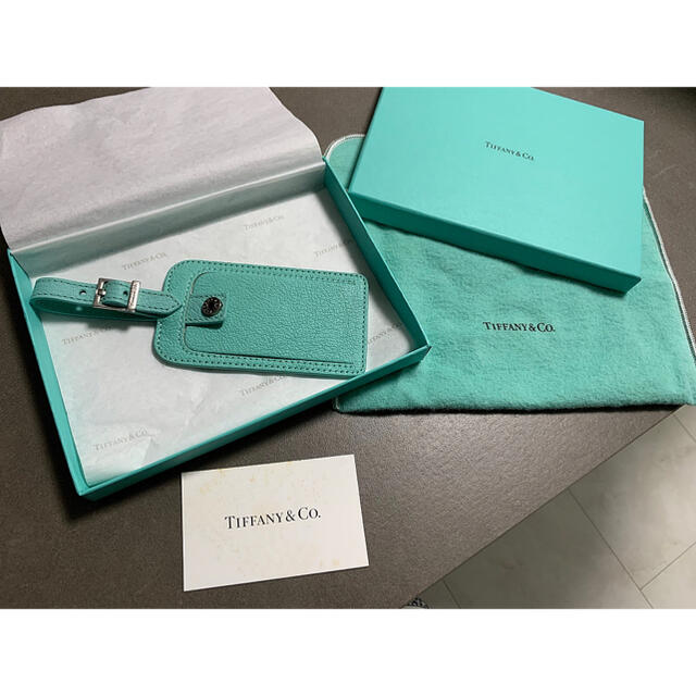 Tiffany & Co.(ティファニー)のTiffany 希少レザーネームタグ/パスケース♡人気色 レディースのファッション小物(パスケース/IDカードホルダー)の商品写真