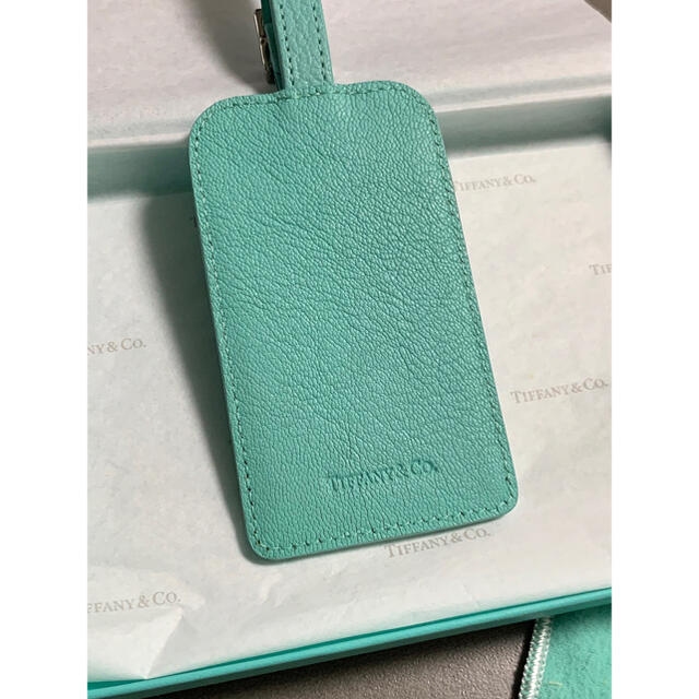 Tiffany & Co.(ティファニー)のTiffany 希少レザーネームタグ/パスケース♡人気色 レディースのファッション小物(パスケース/IDカードホルダー)の商品写真