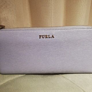 フルラ(Furla)のFURLA フルラ　長財布　くすみブルー　水色(財布)