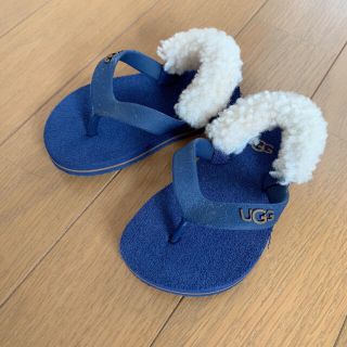 アグ(UGG)の新品未使用　ugg Baby アグ ビーチサンダル　12〜18month(サンダル)