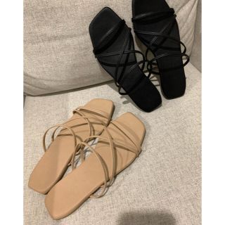 ストラップサンダル　beige(サンダル)