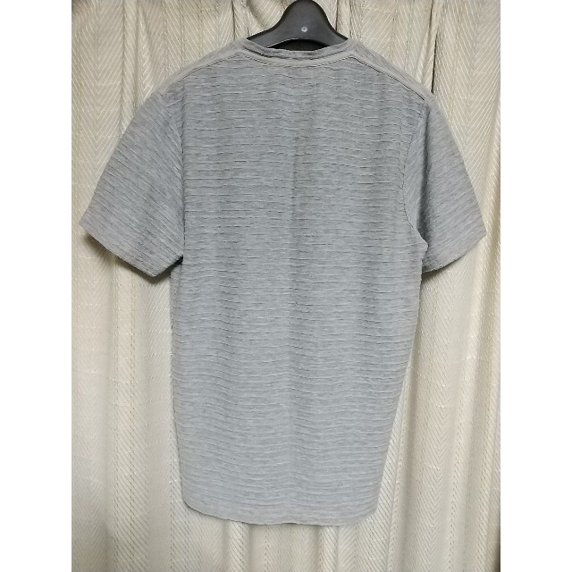 AZUL by moussy(アズールバイマウジー)のAZUL by moussy デザイン 半袖Tシャツ Ｍサイズ グレー アズール メンズのトップス(Tシャツ/カットソー(半袖/袖なし))の商品写真