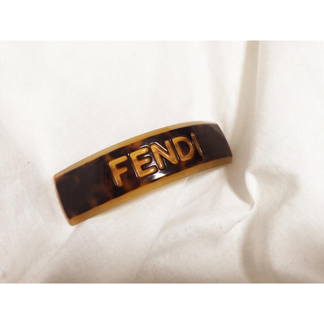 FENDI フェンディ ヴィンテージ べっこうバレッタ