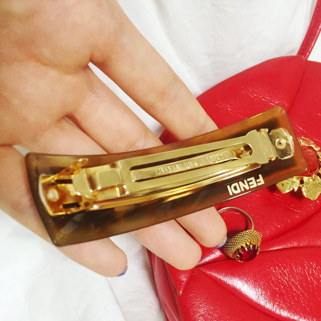 FENDI - FENDI フェンディ ヴィンテージ べっこうバレッタの通販 by