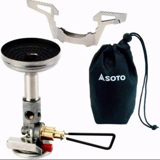 【新品】SOTO ソトバーナーマイクロレギュレーターストーブウインドマスター(ストーブ/コンロ)