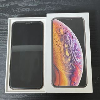 アイフォーン(iPhone)のiPhone XS 64GB ゴールド simフリー　ジャンク品(スマートフォン本体)