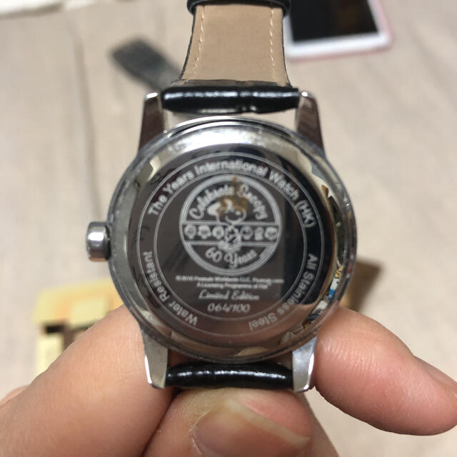 スヌーピー  60周年記念腕時計