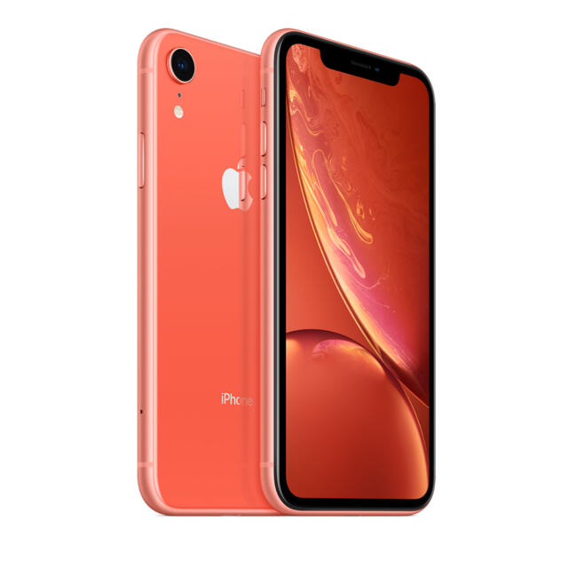 新品】iPhone XR Coral 128GB SIMフリー - スマートフォン本体