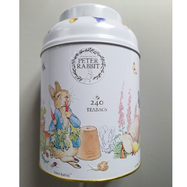 コストコ(コストコ)の特価♥TRADITIONAL ENGLISH TEA 240Pピーターラビット缶 食品/飲料/酒の飲料(茶)の商品写真