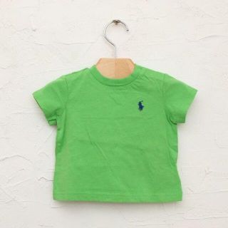 ラルフローレン(Ralph Lauren)の新品ラルフローレン50cm55cmベビー服グリーンワンポイントTシャツ3M(Ｔシャツ)