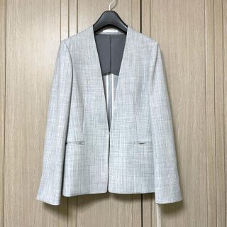 アオキ(AOKI)の値下げ❣️新品 アオキ★ストレッチ ノーカラージャケット ウォッシャブル(ノーカラージャケット)