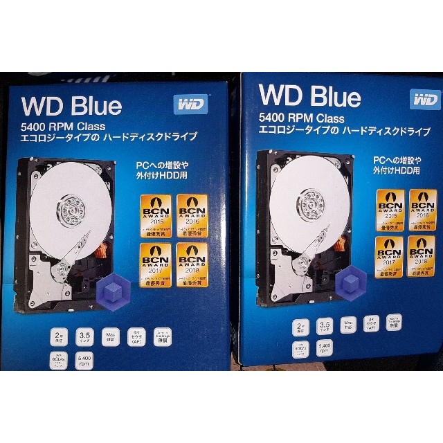 新品未使用未開封 3.5インチ内蔵HDD 4TB WD40EZRZ-RT2