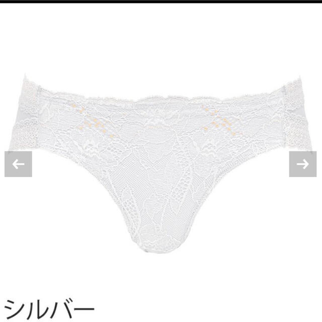 BRADELIS New York(ブラデリスニューヨーク)のFlora Bikini ブラデリス　サイズLL シルバー レディースの下着/アンダーウェア(ショーツ)の商品写真