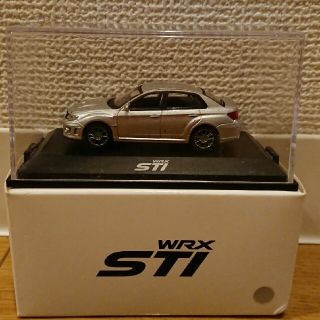 スバル(スバル)の【匿名発送、送料込】スバル　WRX　STI　ミニカー　非売品(ミニカー)