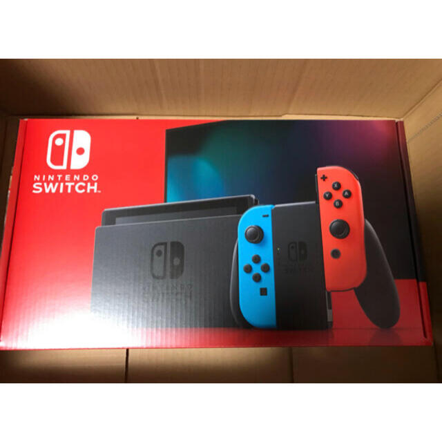 新品未開封　Nintendo Switch ネオンレッドネオンブルー新型スイッチ