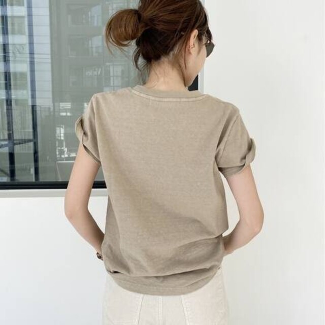 L'Appartement DEUXIEME CLASSE(アパルトモンドゥーズィエムクラス)の新品L'Appartement REMI RELIEF/Compact T-sh レディースのトップス(Tシャツ(半袖/袖なし))の商品写真