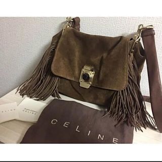 セリーヌ(celine)のCELINEフリンジショルダーバッグ斜めがけバッグ(ショルダーバッグ)