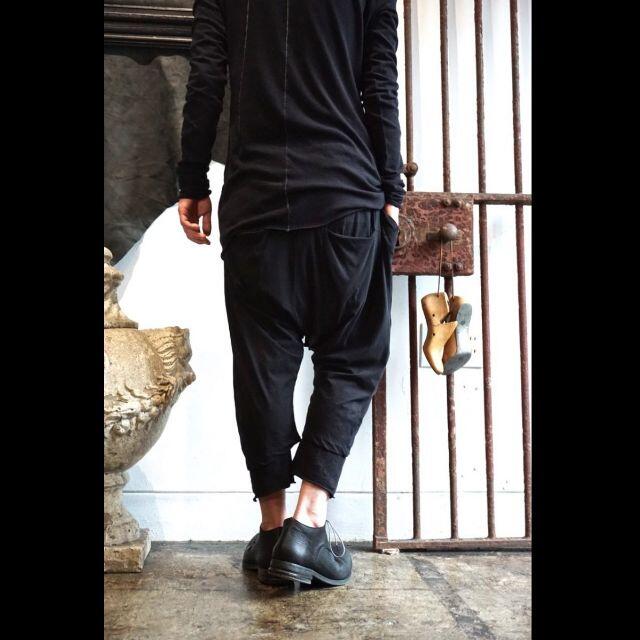 Rick Owens(リックオウエンス)のトムクロム thomkrom レイヤード サルエルパンツ ストレッチ イージー メンズのパンツ(サルエルパンツ)の商品写真