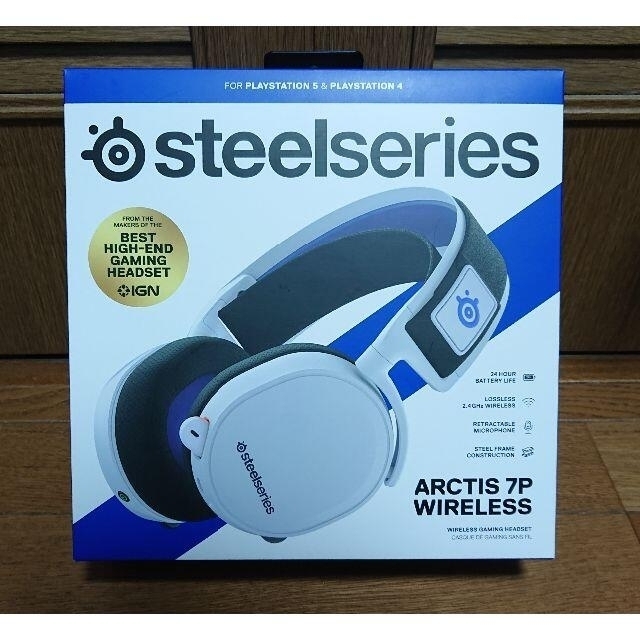 新品 SteelSeries Arctis 7P ゲーミングヘッドセット PS5新品未使用未開封品保証