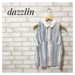 ダズリン(dazzlin)のdazzlin レディース ノースリーブ ブラウス FREE ストライプ(シャツ/ブラウス(半袖/袖なし))