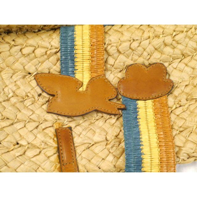 レア◇MARNI マルニ ラフィアxレザー切替 フラワーモチーフ かご ... レア◆MARNI マルニ ラフィアxレザー切替 フラワーモチーフ かご バッグ◆