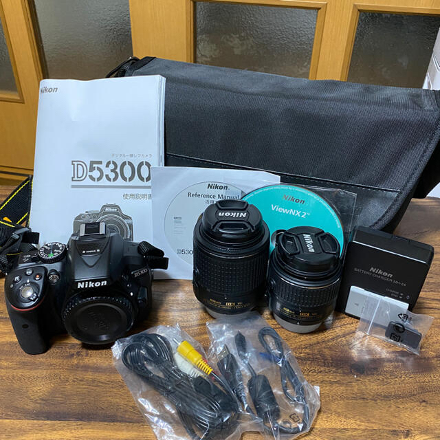 人気ブランド新作豊富 - Nikon Nikon BLACK ダブルズームキット D5300