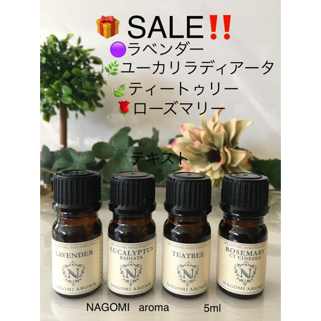 ティートゥリー 10ml ☘️エッセンシャルオイル☘️NAGOMI Aroma