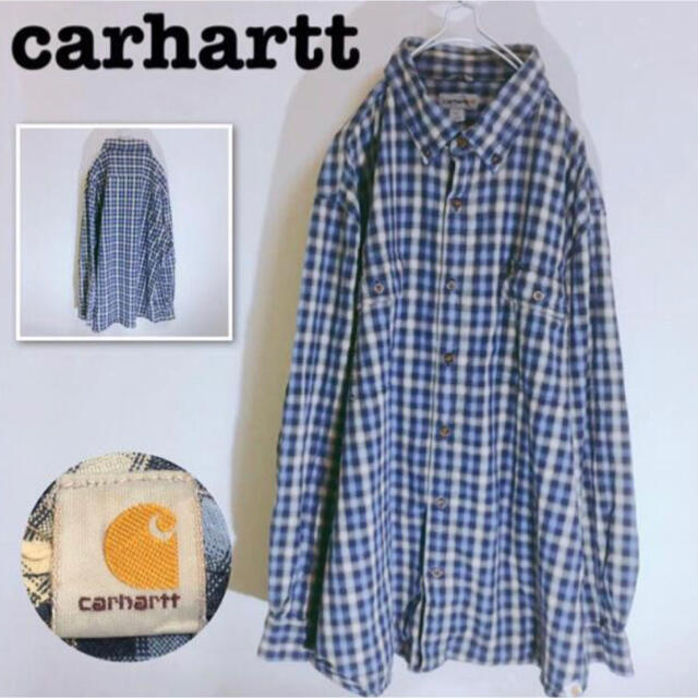 carhartt(カーハート)のCarhartt チェック シャツ　XXL ビッグシルエット メンズのトップス(シャツ)の商品写真