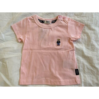 シマムラ(しまむら)の半袖　ポロベア　Tシャツ　80 ピンク　しまむら(Ｔシャツ)
