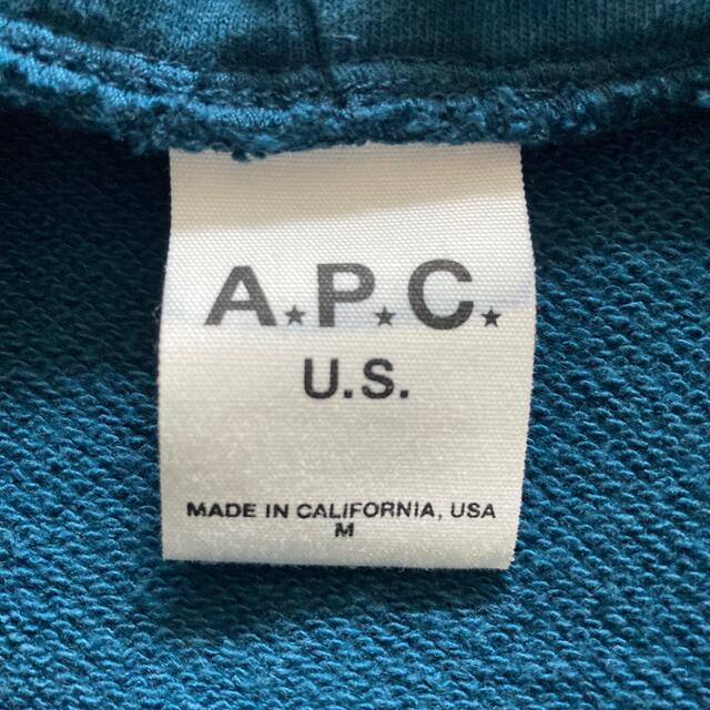 A.P.C(アーペーセー)のAPCパーカー　ＵＳ メンズのトップス(パーカー)の商品写真